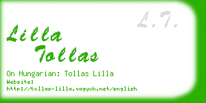 lilla tollas business card